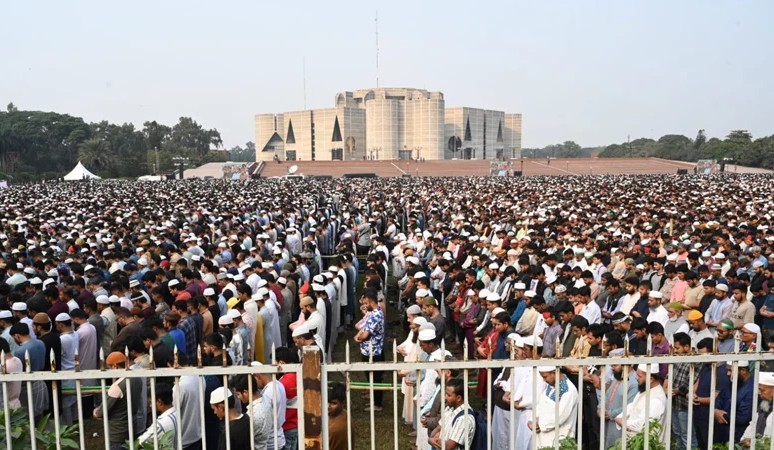 ওসমান হাদির জানাজা সম্পন্ন, দাফনের প্রস্তুতি