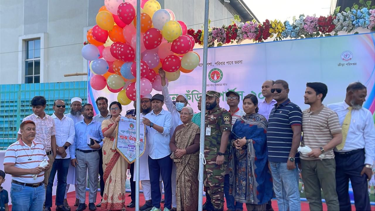 শেরপুরে উদ্বোধন হলো নতুন কুঁড়ি স্পোর্টস