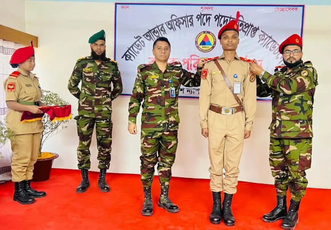 নোবিপ্রবি বিএনসিসির নতুন সিইউও মো: হিমেল রানা