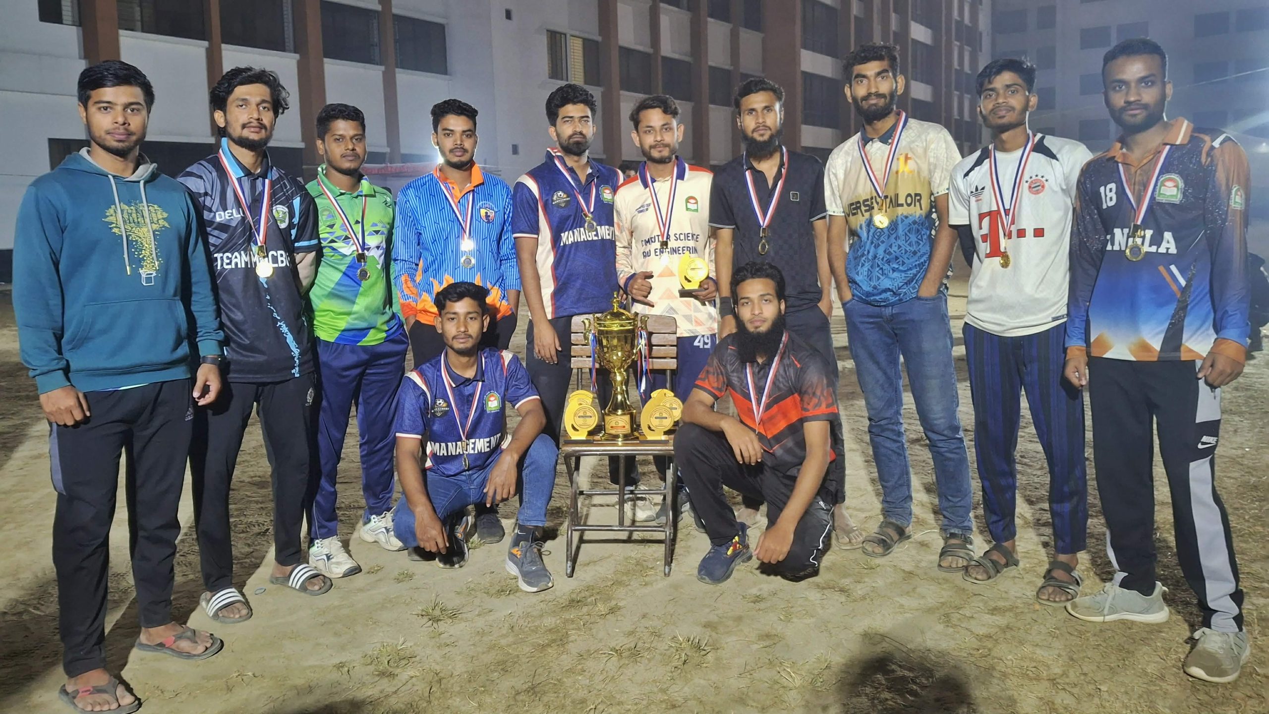 আন্তঃঅ্যাসোসিয়েশন ক্রিকেট টুর্নামেন্টে চ্যাম্পিয়ন ‘শেরপুর সেতুবন্ধন’