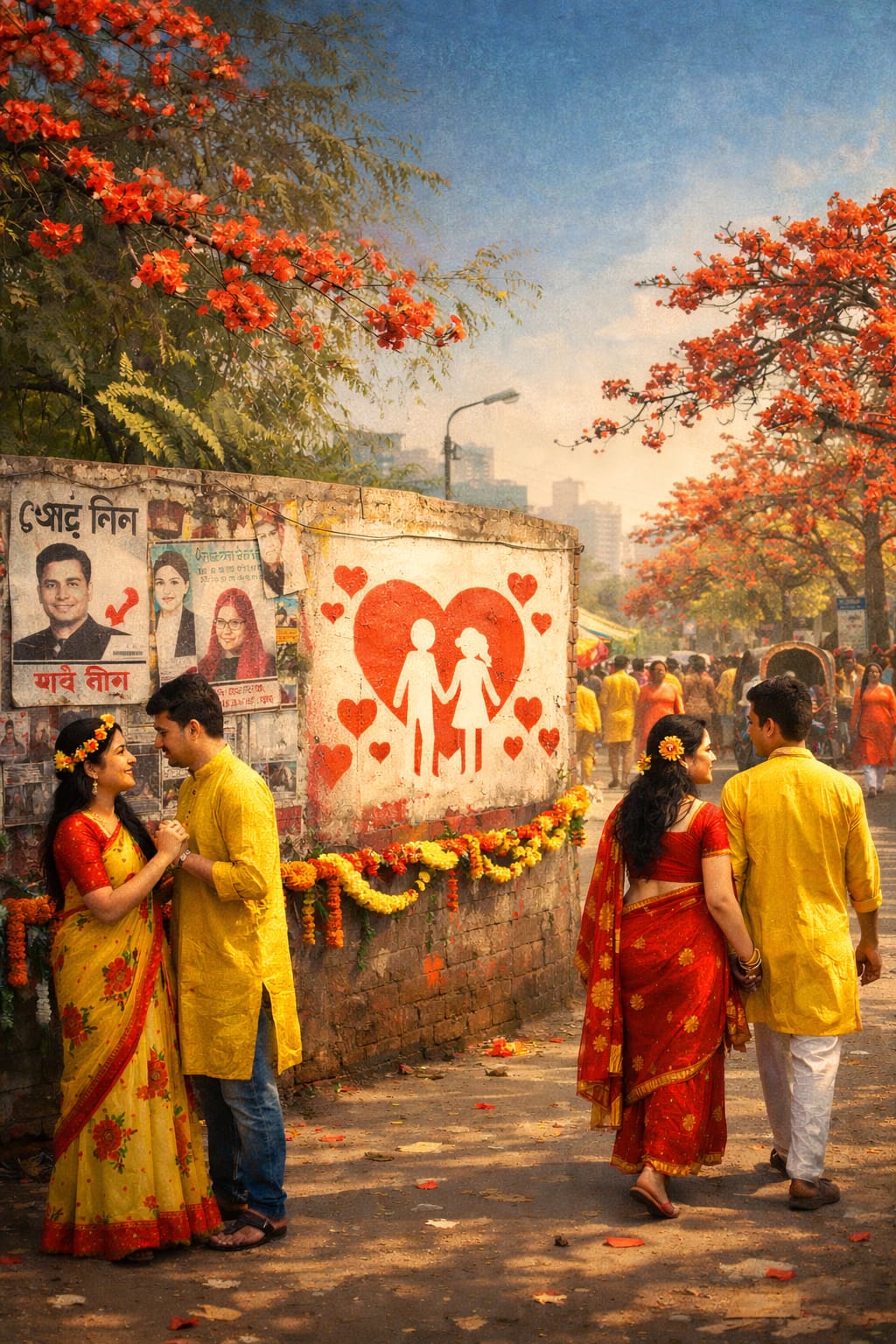 শ্লোগান থেকে কুহুতান—ত্রয়োদশ নির্বাচন পেরিয়ে ভালোবাসার দিন